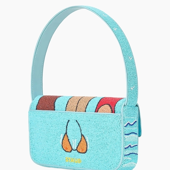 STAUD, Tommy Beaded Bag in Beach Bums - Picture 2 of 2